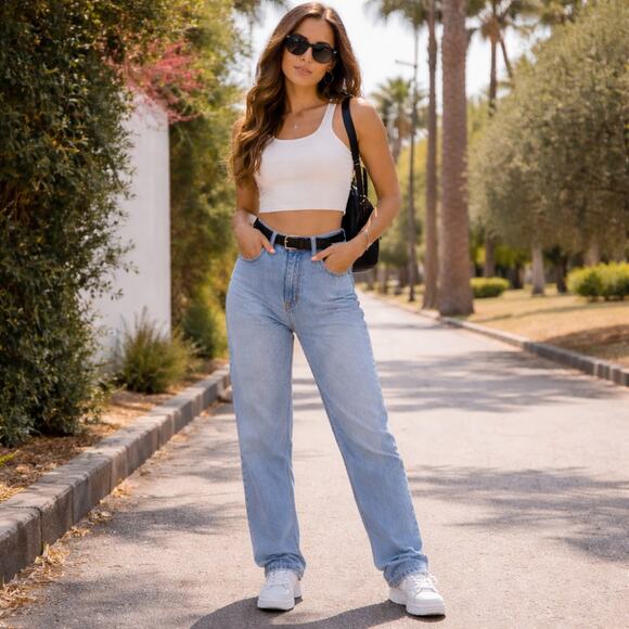 Levi's Denim - Levi's 550 SZ 14S Y2K 2004 Women's Classic Relaxed Taper Denim Jeans